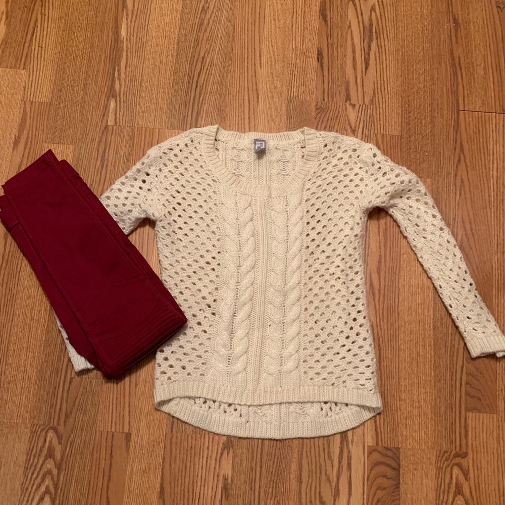off white sweater